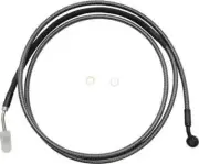 Braided Hydraulic Clutch Cable Line KARBONFIBR 80in Harley Freewheeler 15-16