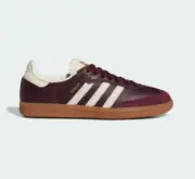 Adidas originals Women's SAMBA OG W Sneakers Maroon / Cream White / Gold ID0477