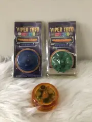 VINTAGE 2 VIPER Yoyo Pro Spinner Professional Auto Return System BLUE & Green