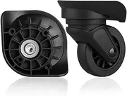[ZZVYSSHN] Spinner Luggage Wheels,Luggage Wheels Replacement, 360 Degree Swivel Luggage Mute Wheel Suitcase Replacement Repair Wheels Parts Spinner (W158#)
