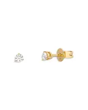 Zoe Lev 14K Yellow Gold Diamond Stud Earrings