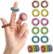 Mr. Pen- Spiky Sensory Rings, 10 Pack, Vibrant Color Stress Relief Fidget Sensory Toys, Fidget Rings, Fidget Ring for Anxiety, Stress Relief Rings, Massager for Fidget ADHD Autism, Sensory Ring,