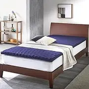 Iris Ohyama UMPZ74-SD Seven Fit Mattress, 1.6 inches (4 cm), Japanese Urethane, 7 Zones, 3 Types of Hardness, Highly Breathable, Highly Durable, Foldable, Semi-Double, Navy