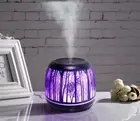 500 ml Forest Metal Iron Tree Ultrasonic Humidifier Essential Oil Diffuser LED