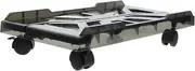 KALLORY PC CPU Stand with Wheels Tower Holder for Gaming Desk Under Desk Storage with Built Rack Space Saving Design for Organized Workspaces