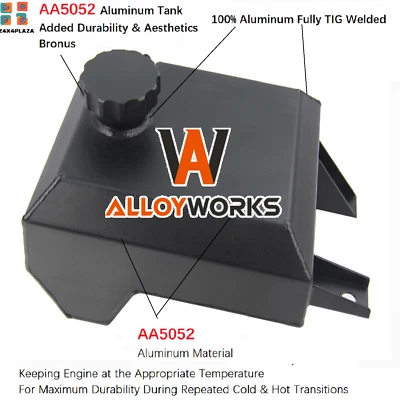 2.5LAluminium Coolant Header Overflow Tank Fits Ford Falcon BA BF XR6/XR8 FPV GT (for: Ford)