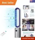 Portable Bladeless Fan, Electric Tower Fan Airflow Purifying Fan, 24 Speeds S...