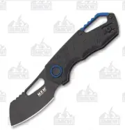 MKM Isonzo Voxnaes Folding Knife 1.93in Cleaver Black FRN