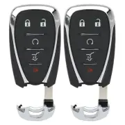 For Chevy Traverse 2018 2019 2020 2x Remote Key Fob Uncut Shell Case