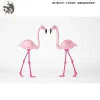 在飛比找Yahoo!奇摩拍賣優惠-下殺-【贈送製作工具】3D立體紙模型 粉紅火烈鳥 創意動物手