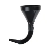 Black Flexible Car Motorcycle Funnel Spout Mesh Screen Strainer GasolinesTH SZ