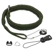 Camera Wrist Strap Set, Braided Strap with Accessories, Dark Green