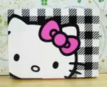 【震撼精品百貨】HELLO KITTY 凱蒂貓-KITTY吸油面紙-黑白格圖案