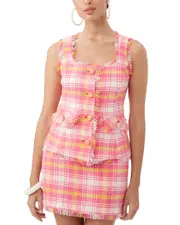 Trina Turk Juliette Linen-Blend Top