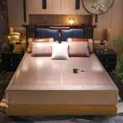2025 Summer Sleeping Mat For Bed Rattan Silk Foldable Bamboo Bed Mat Top Quality