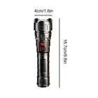 1x Rechargeable LED Flashlight Tactical Police Super R6X7 2024 Torch Bright O0O5