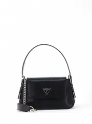 GUESS Women's Black Desideria Mini Flap Shoulder Bag