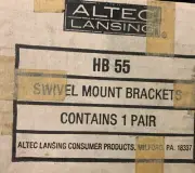 New in Box, Altec Lansing HB 55 Swivel Mount Brackets **1 Pair**