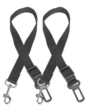 Fresh Fab Finds 2pc Pet Dog Seat Belt Leash Adjustable NoSize NoColor