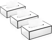 Tissue Box Cover, Rectangle Tissue Box Cover 3 Pack, Tissue Box Holder