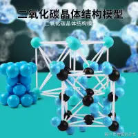 在飛比找蝦皮購物優惠-【化學分子結構模型球】【模型實驗】金屬晶體結構模型 二氧化碳