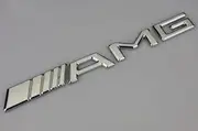 AMG Mercedes-Benz Badge Emblem Decal Trunk Fender Sticker Logo Chrome USA New!