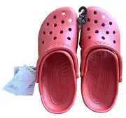 NWT CROCS Red Classic Clogs Medium Men Size 8 Or Women’s Size 10