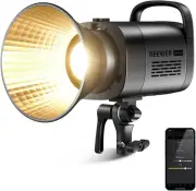 NEEWER CB60B 70W LED Video Light with 2.4G/APP Control, COB Bi Color Bowens Moun