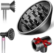 Diffuser and Adaptor Attachment for Dyson Airwrap Styler HS01 HS03 HS05, Converting Your Air Wrap Curling Styler to A Hair Dryer
