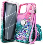 Compatible for iPhone 13 Case (6.1 inch) with Tempered Glass Screen