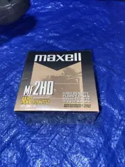 Maxwell MF2HD 3.5" Micro Floppy Disks High Density/Double Sided 10-Pack Sealed