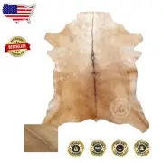 Unique 2.5 x 3 ft. Goat Hide Rug - Natural Beige Suede for Versatile Home Use