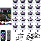 31mm WIFI Decking Lights RGBW+IC Addressable Deck Light Plinth Light Garden Deco