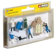 15038 Noch Ho Workers A Work with Accessories Scale 1:87