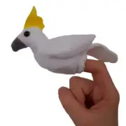 Australian Animal Cockatoo Finger Puppet Puppets