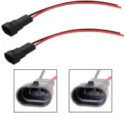 Wire Pigtail Male 9005 HB3 Two Harness Head Light High Beam Replace Repair Lamp