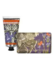 [English Soap Company] Lavender and Rosemary Hand Cream and Soap Bundle
