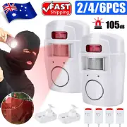 Sensor Motion PIR Wireless Alarm with 4 Remote Controls Shed Garage Home Caravan