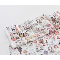 在飛比找蝦皮購物優惠-韓國布 韓國直送 復古風 紙娃娃 圖案 布料 純綿 印花布 