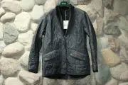 Barbour Jacket Coat Cavalry Polarquilt Navy Blue New UK Size 6 U.S Size 2