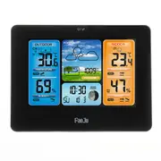 Wireless Lcd Weather Station Digital Forecast Hygrometer Thermometer Clock Sensor -20~60��C