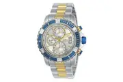 Invicta Pro Diver Chronograph Two Tone Stainless Steel Silver Dial Quartz 23994 100M Men's Watch
