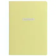 Letts Pastel A5 Writing Journal Notebook Lemon Colour Home Office Stationery