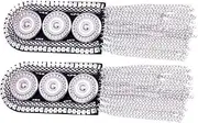 ULDIGI Elegant Tassel Chain Epaulet Shoulder Boards Metal Fringe Epaulets for Men's Uniform