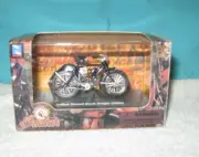 New-Ray 1:32 Scale Diecast Motorcycle Model,1906 Indian Camel Back Single