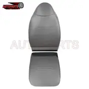 For 01-07 Ford F250 F350 XL Work Truck Gray Driver Bottom Top Seat Cover Leather