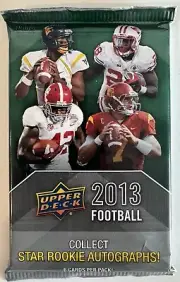 2013 UD UPPER DECK Football GUARANTEED Auto / Autograph HOT PACK Travis Kelce?