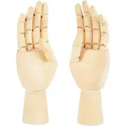 Posable Hand Model for Art Left and Right Mannequin (7 Inches 2 Pack)