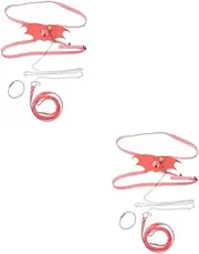 NOLITOY Pcs Bearded Dragon Harness Gecko Traction Leash Reptile Supply Fashion Design for Pet Lizards Easy Storage