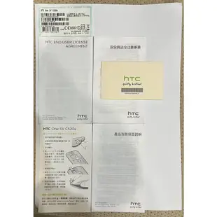 宏達電hTC ONE SV C520e手機九成新FCC NM8PL80130二手特價